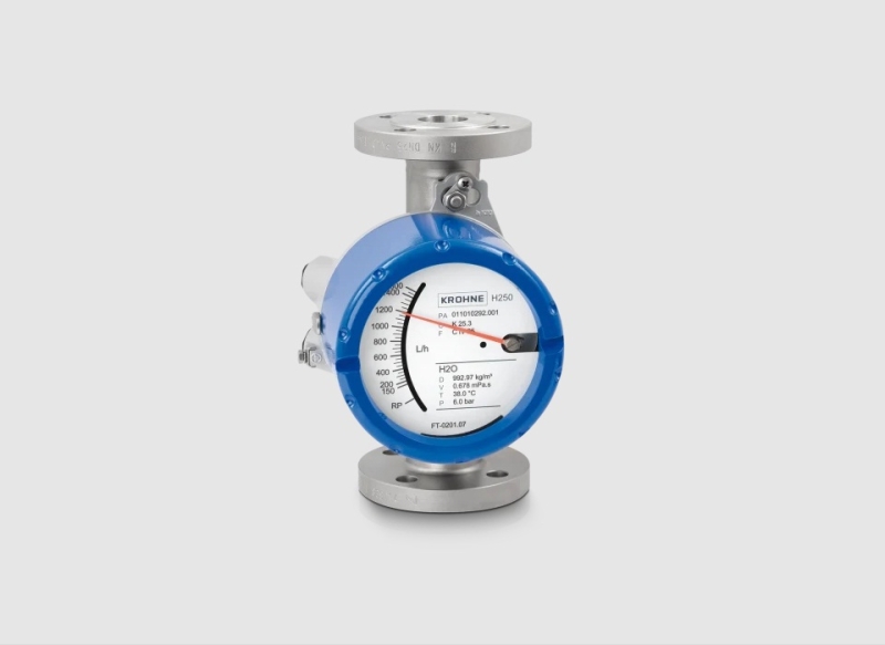 Variable area flowmeter for liquids and gases
